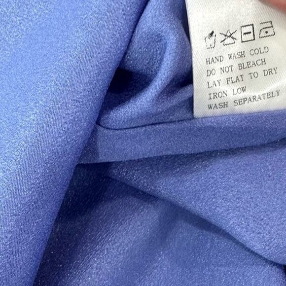 Superdown Kensley Dress Lavender Constellation Stars Small Slit Mini - Picture 9 of 10